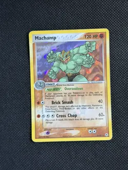 Machamp 2004 9/101 TCG English Pokemon Card Nintendo Rare Reverse Holo - Image 1
