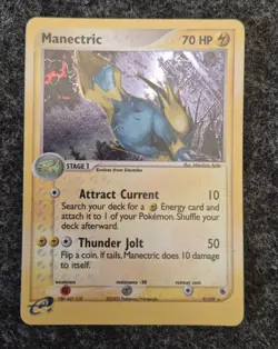 Pokemon Manectric Holo LP+ - EX Ruby and Sapphire - 9/109 2003 - Image 1