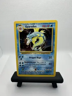 Pokemon Base Set Gyarados Holo 6/102 WOTC Vintage Holo Near Mint - Image 1