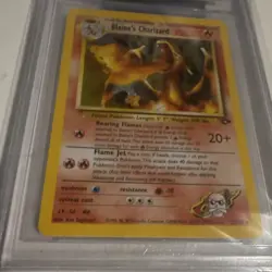 Blaine's Charizard Gym Challenge Unlimited Holo #2/132 BGS 9 2000 Pokemon Error - Image 3