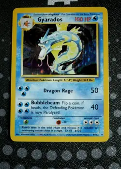 Gyarados Pokemon Base Set BS #6/102 Holo - Image 1