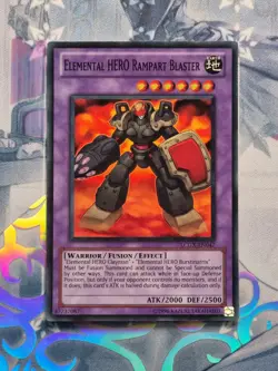 LCGX-EN047 Elemental HERO Rampart Blaster Super Rare UNL Edition NM YuGiOh TCG - Image 1