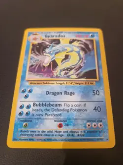 Pokemon Gyarados TCG Holo Card Base Set, 6/102, Unlimited NM+ - Image 2