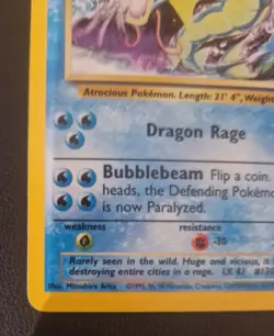 Pokemon Gyarados TCG Holo Card Base Set, 6/102, Unlimited NM+ - Image 5