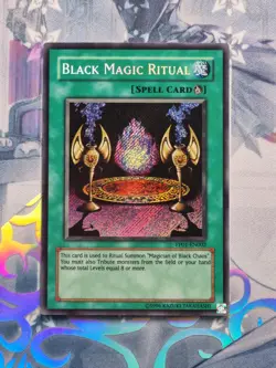PP01-EN002 Black Magic Ritual Secret Rare Unlimited Edition VLP! YuGiOh TCG - Image 1