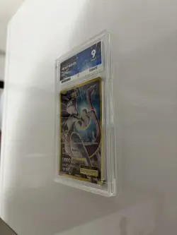 Pokemon TCG Mewtwo EX Evolutions Full Art Holo 103 Ace 9 Graded Minor Crack - Image 3