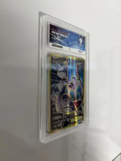 Pokemon TCG Mewtwo EX Evolutions Full Art Holo 103 Ace 9 Graded Minor Crack - Image 5