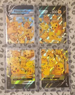 Pokemon Celebrations - Pikachu V-UNION Set - SWSH139 SWSH140 SWSH141 SWSH142 NM - Image 1