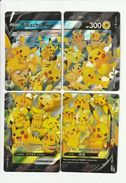 Pokemon Celebrations - Pikachu V-UNION Set - SWSH139 SWSH140 SWSH141 SWSH142 NM - Image 1