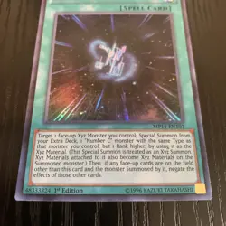 YUGIOH Rank-Up-Magic Numeron Force MP14-EN101 1ST EDITION NM NEVER PLAYED!!!. - Image 4
