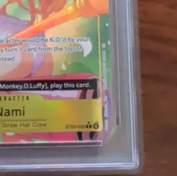 Nami ST29-008 Alt Art Foil English One Piece TCG PSA 10 - Image 3