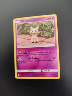 Pokemon Card Mimikyu Cosmic Eclipse Reverse Holo Rare 97/236 Near Mint - Image 3