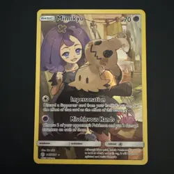 Mimikyu Full Art Cosmic Eclipse Pokemon TCG Card 245/236 NM Condition - Image 1