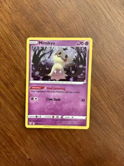 Pokemon TCG Mimikyu Darkness Ablaze Promo Card 081/189 Cosmos Holo NM/M - Image 1
