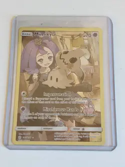 Pokemon Mimikyu TCG Cosmic Eclipse Holo Card 245/236 Full Art Secret Rare - Image 1