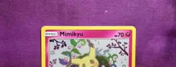 🔥Mimikyu SM163 Holo Pokemon Sun Moon Team Up Black Star Blister Promo Card - Image 4