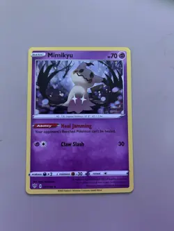 Pokemon Mimikyu TCG Darkness Ablaze Holo Card 081/189 Cosmos - Image 1