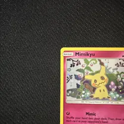 Mimikyu Sun & Moon Black Star Promo SM163 Holo Pokemon TCG Card - Image 2