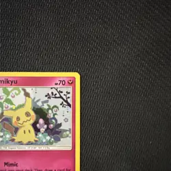 Mimikyu Sun & Moon Black Star Promo SM163 Holo Pokemon TCG Card - Image 3