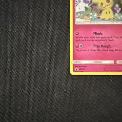 Mimikyu Sun & Moon Black Star Promo SM163 Holo Pokemon TCG Card - Image 5