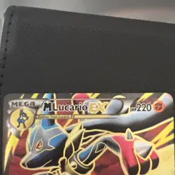 Mega M Lucario EX 55a/111 Full Art Pokemon XY Furious Fists Promo Pokemon TCG - Image 3
