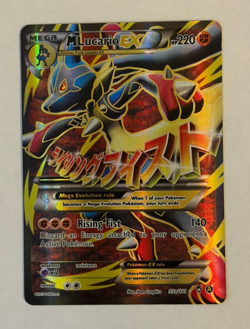 Pokemon TCG M Lucario EX 55a/111 XY Full Art Holo Promo 220 HP English Mega Mint - Image 1