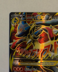 Pokemon TCG M Lucario EX 55a/111 XY Full Art Holo Promo 220 HP English Mega Mint - Image 2