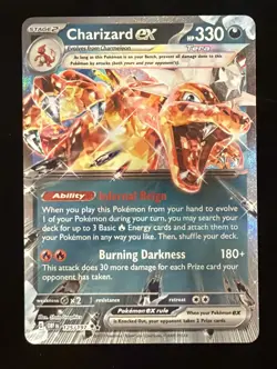Pokemon TCG - Charizard ex 125/197 - Obsidian Flames Holo - Image 1