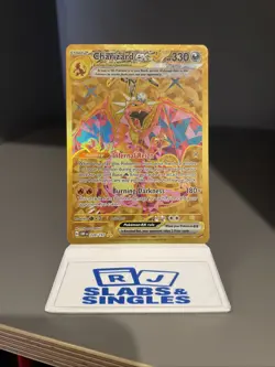 Pokemon TCG Charizard EX Sv03: Obsidian Flames Hyper Rare Card 228/197 Gold - Image 1