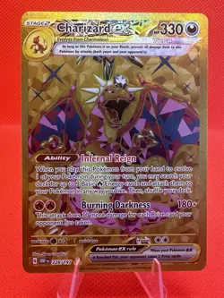 Pokemon TCG Charizard EX Sv03: Obsidian Flames Hyper Rare Card 228/197 - Image 1