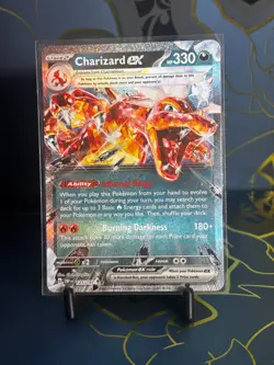 Pokemon TCG Charizard EX Obsidian Flames Holo Card 125/197 NM - Image 2