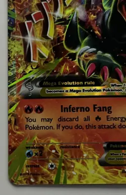 Pokemon TCG M Houndoom EX 22/162 Breakthrough Ultra Rare Full Art Holo ENG - Image 4