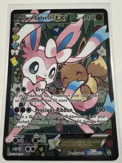 POKEMON GENERATIONS RC32/RC32 HOLO ULTRA RARE SYLVEON EX FULL ART - Image 1