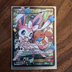 Pokemon Sylveon EX RC32/RC32 Full Art Ultra Rare Holo Generations 2016 TCG Card - Image 1