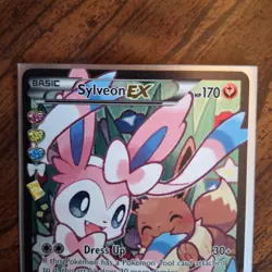 Pokemon Sylveon EX RC32/RC32 Full Art Ultra Rare Holo Generations 2016 TCG Card - Image 3