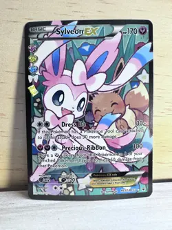 Pokemon Sylveon EX RC32/RC32 Full Art Ultra Rare Holo Generations 2016 TCG Card - Image 1
