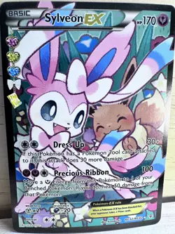 Pokemon Sylveon EX RC32/RC32 Full Art Ultra Rare Holo Generations 2016 TCG Card - Image 4