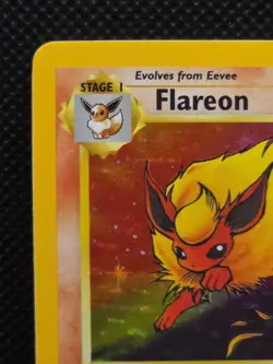 Pokemon Card - Flareon 3/64 Unlimited Holo Rare - Jungle WOTC - NM - Image 3