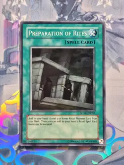 SOVR-EN057 Preparation Of Rites Super Rare UNL Edition Near Mint YuGiOh TCG - Image 1