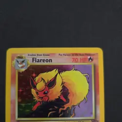 Flareon Holo Rare 3/64 Jungle Set 1999 WOTC Pokemon TCG Vintage Holo English - Image 2
