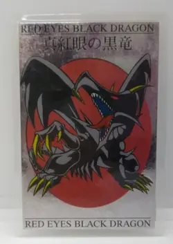 Yugioh Card Japanese Laminated Card Toei Red-Eyes Black Dragon F/S - Image 1