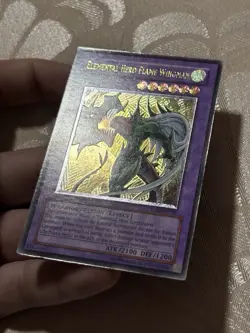 Yugioh Elemental Hero Flame Wingman TLM-EN035 Ultimate Rare 1st Edition UDE MINT - Image 3