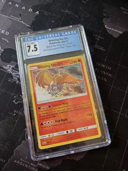 Pokemon TCG Shining Ho-Oh SM70 Holo Rare Black Star Promo CGC 7.5 - Image 1