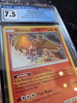 Pokemon TCG Shining Ho-Oh SM70 Holo Rare Black Star Promo CGC 7.5 - Image 3