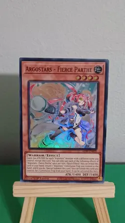 2025 Yugioh Argostars- Fierce Parthe ALIN-EN020 Super Rare Alliance Insight - Image 1