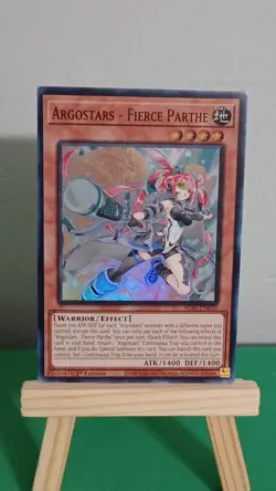 2025 Yugioh Argostars- Fierce Parthe ALIN-EN020 Super Rare Alliance Insight - Image 2
