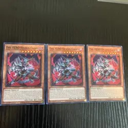 Yugioh! 3x Evil HERO Vicious Claws ALIN-EN005 Common 1st Ed NM - Image 1