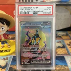 Pokemon Iron Crown ex Temporal Forces 206/162 Special Illustration Rare PSA 10 - Image 1