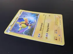PIKACHU LIBRE 30/30 XY Trainer Kit 2016 Holo Rare Pokemon Card LP/MP - Dented - Image 4