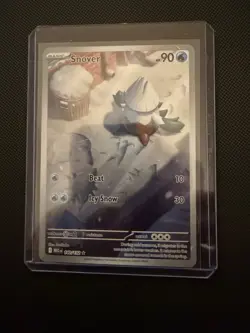 Pokemon TCG Snover - 140/132 Holo ME01: Mega Evolution Illustration Rare - Image 1